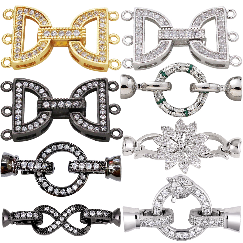 Jewelry Making Beads - Fecho Decorativo Banhado a Ouro 18K