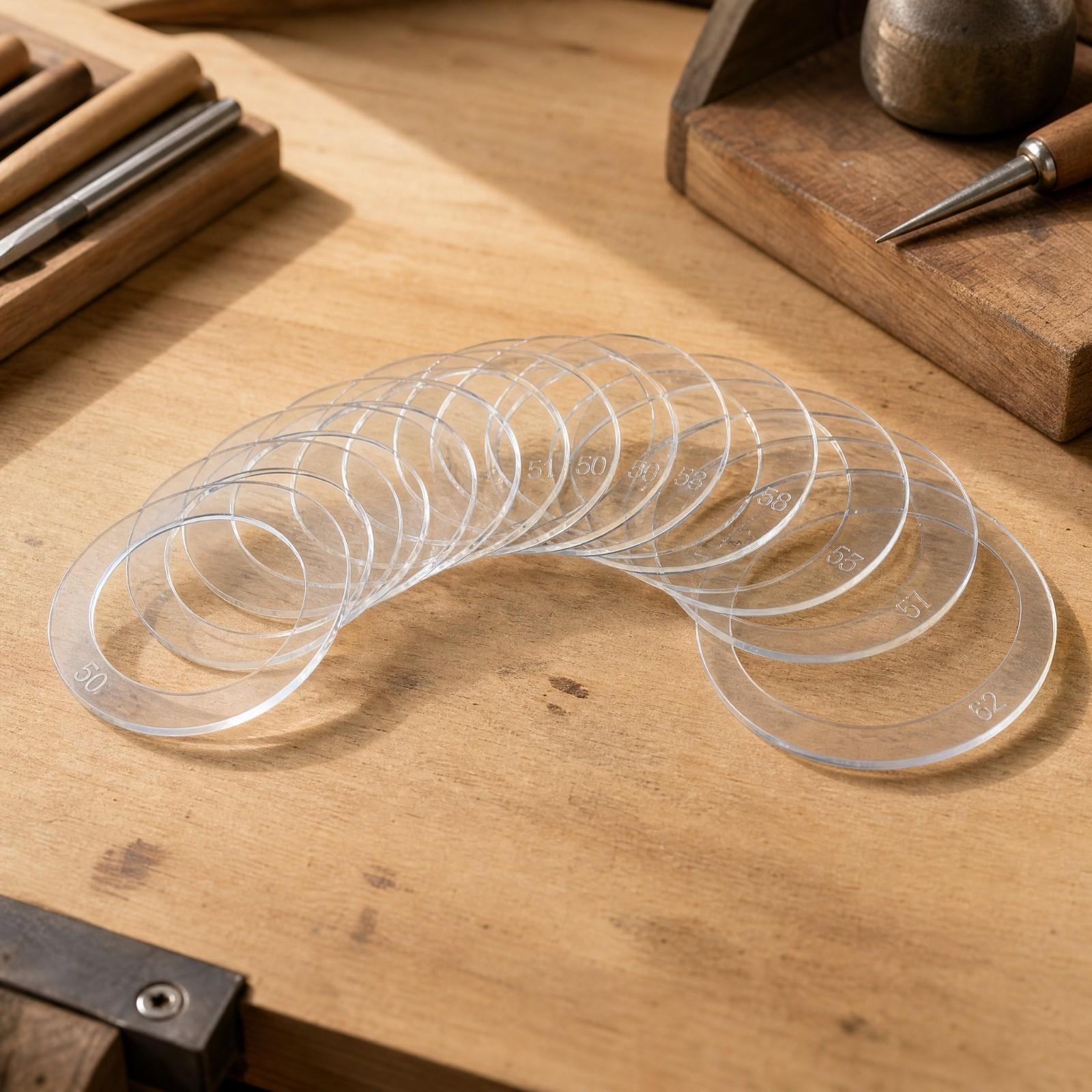 Jewelry Making Drawing - Régua de desenho transparente para pulseiras,