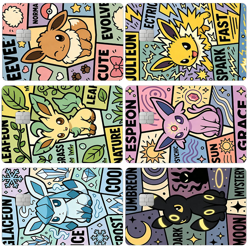 Jewelry Making Hobby - Série Espeon, Umbreon e Leafeon, Pokémon,