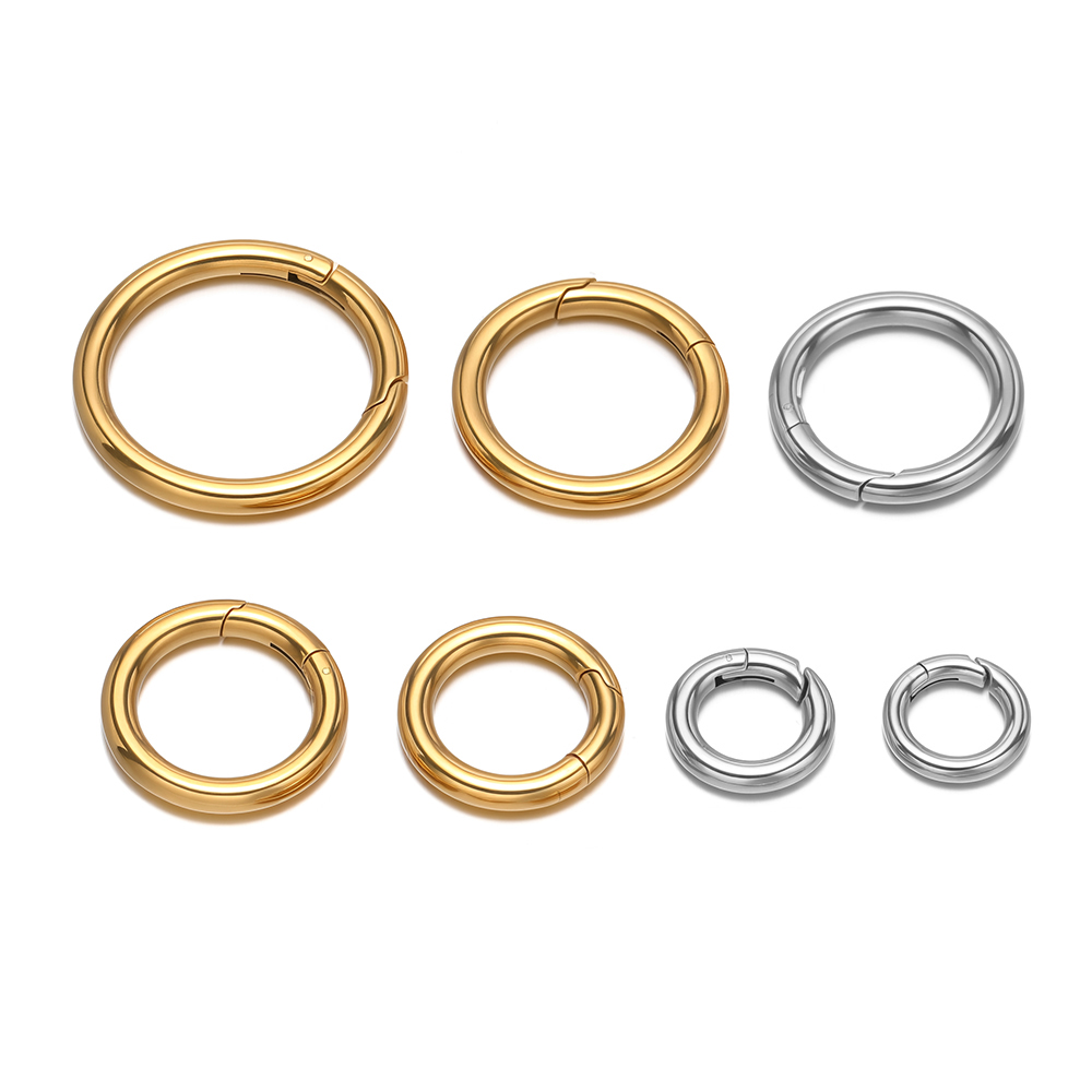 Jewelry Making Name - 2 pçs/lote fechos de mola redonda
