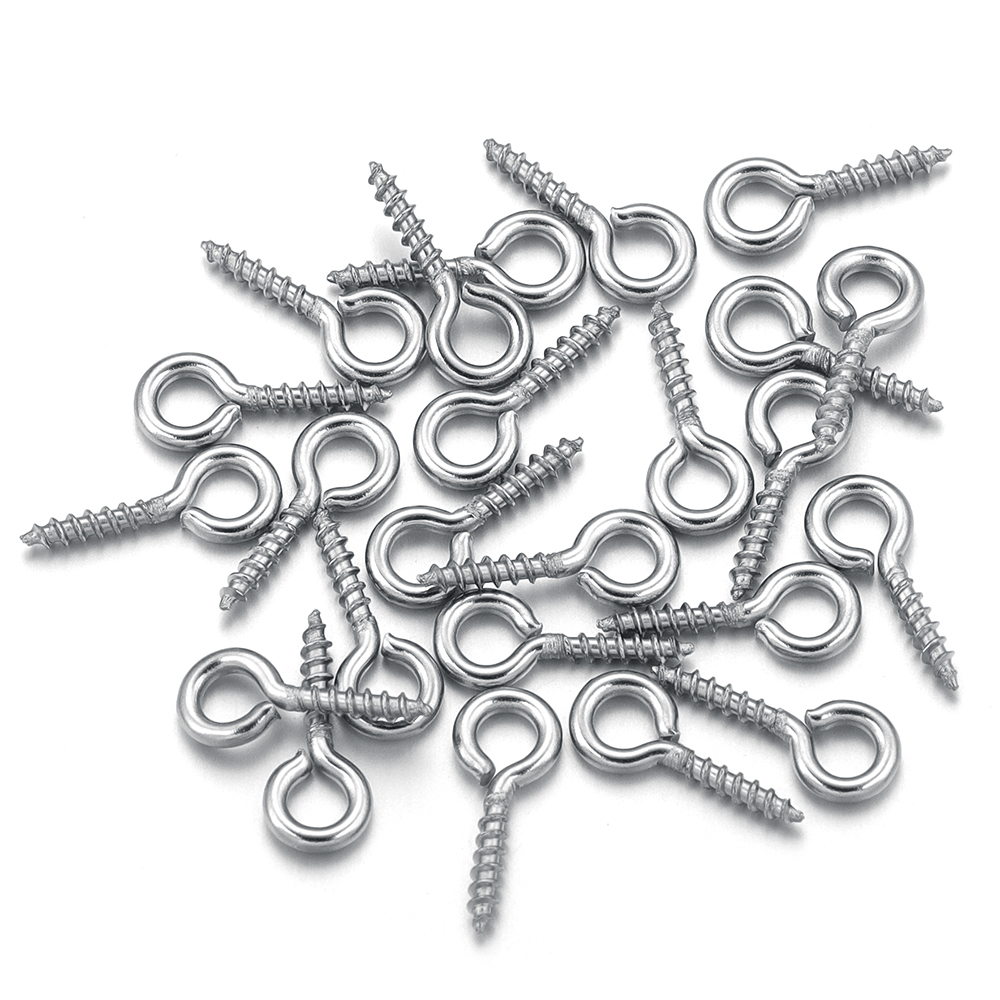 Jewelry Making Thread - 100 pçs/lote mini parafuso olho pinos
