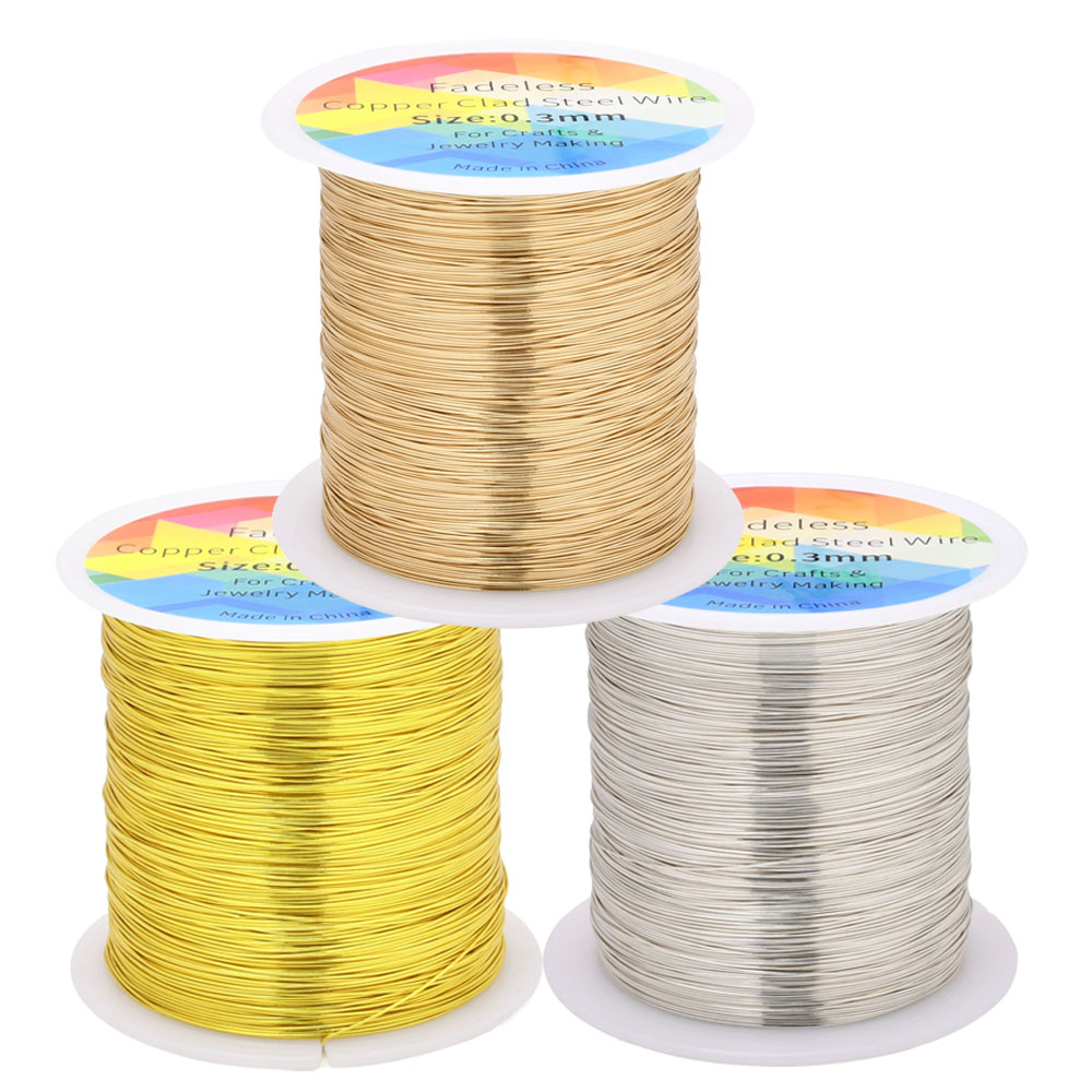 Jewelry Making Thread - Fio de aço revestido de cobre