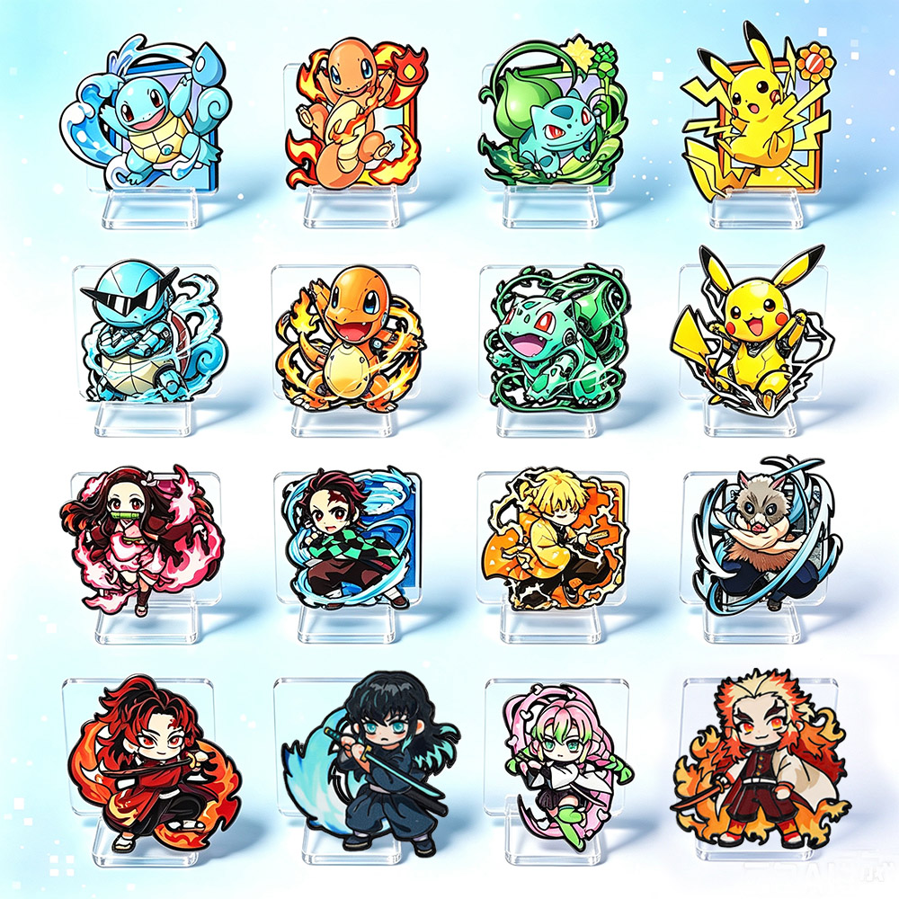 8 Peças Pins de Esmalte Anime  - Jewelry Making Hobby avaliação e preço