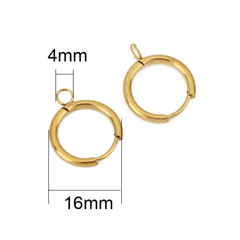 10 pçs pvd nunca desbota brinc - Jewelry Making Thread avaliação e preço