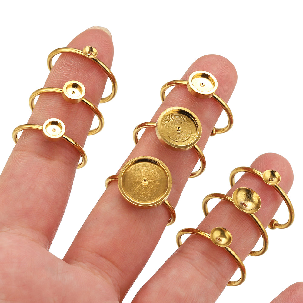 10 peças de Aço Inoxidável, Ba - Jewelry Making Stones avaliação e preço
