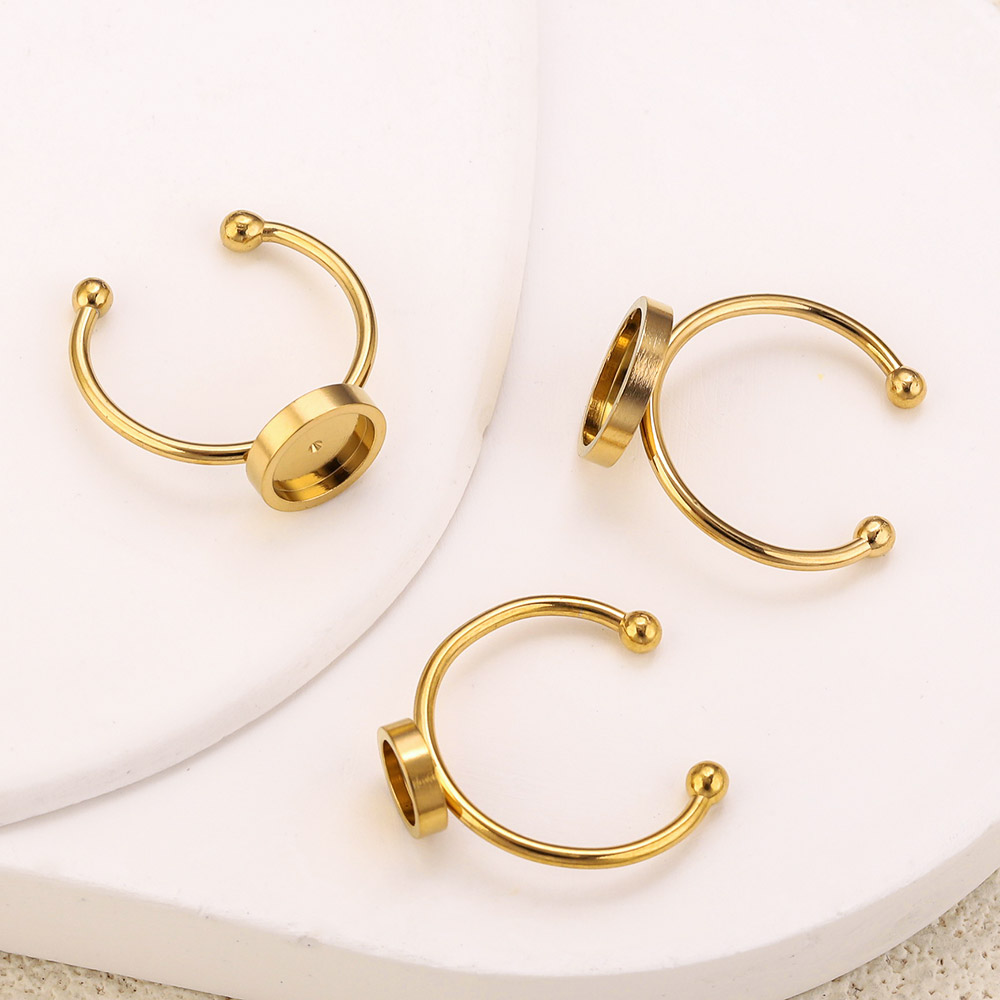10 peças de Aço Inoxidável, Ba - Jewelry Making Stones avaliação e preço