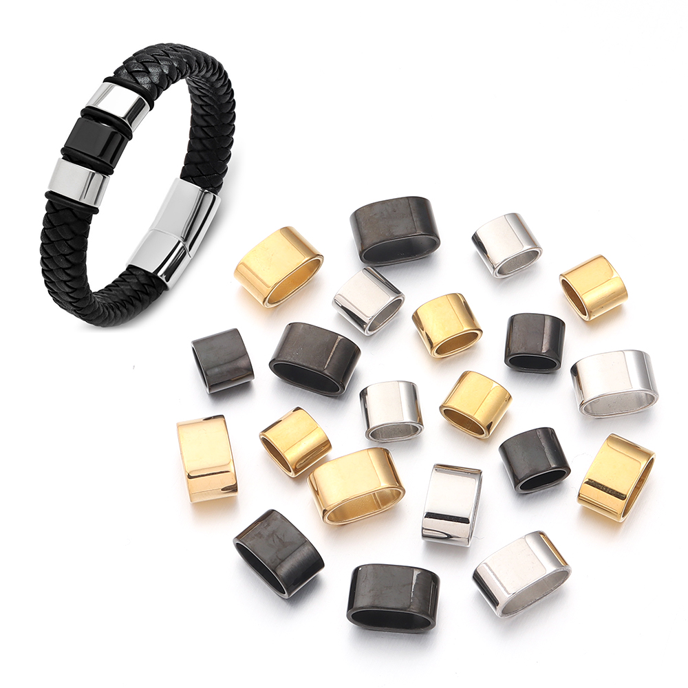 6 pçs plana tubo de aço inoxid - Jewelry Making Beads avaliação e preço