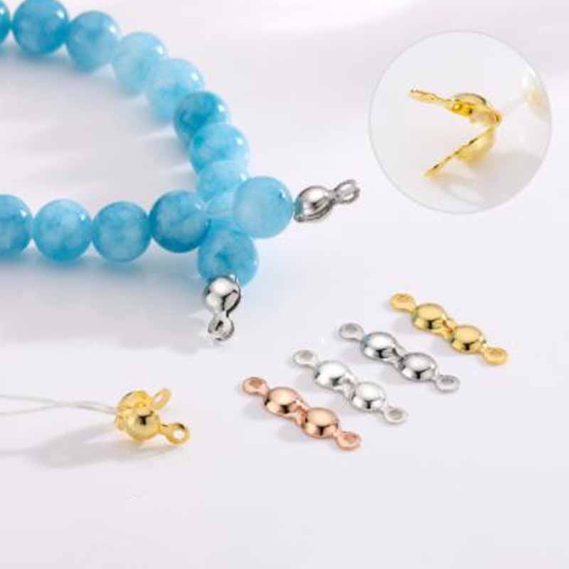 4 peças de Conectores de Crimp - Jewelry Making Beads avaliação e preço
