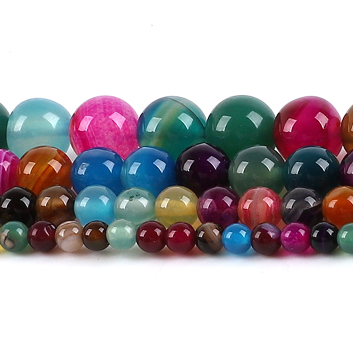 Contas de pedra de ágata natur - Jewelry Making Stones avaliação e preço