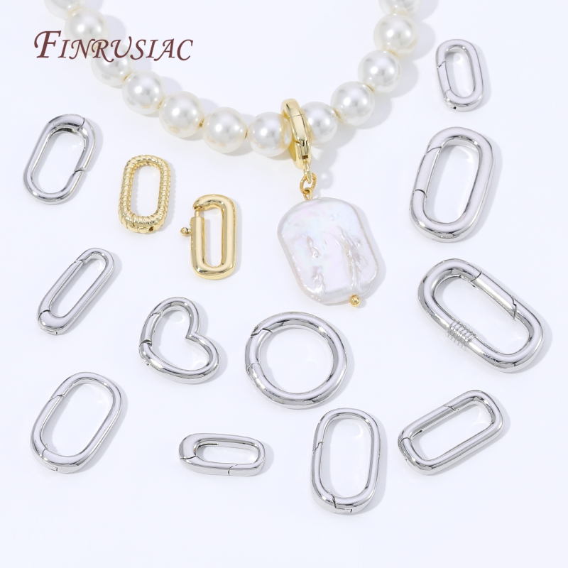 Fecho de argola oval com mola, - Jewelry Making A Ring avaliação e preço