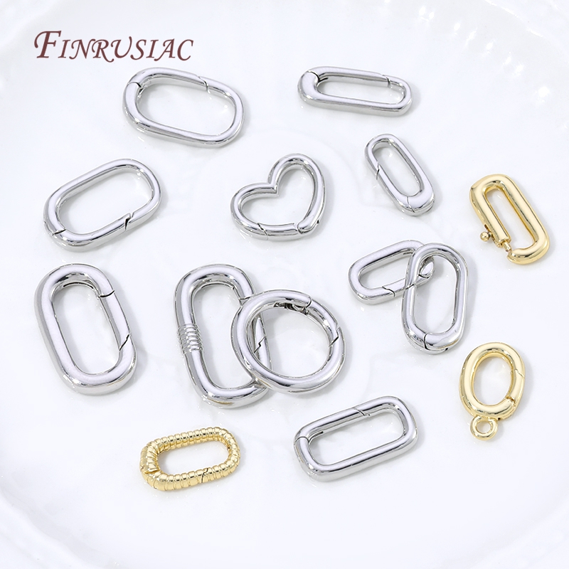 Fecho de argola oval com mola, - Jewelry Making A Ring avaliação e preço