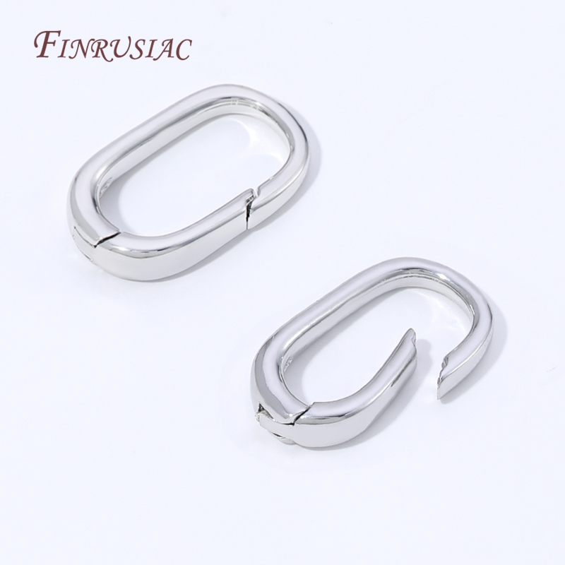 Fecho de argola oval com mola, - Jewelry Making A Ring avaliação e preço