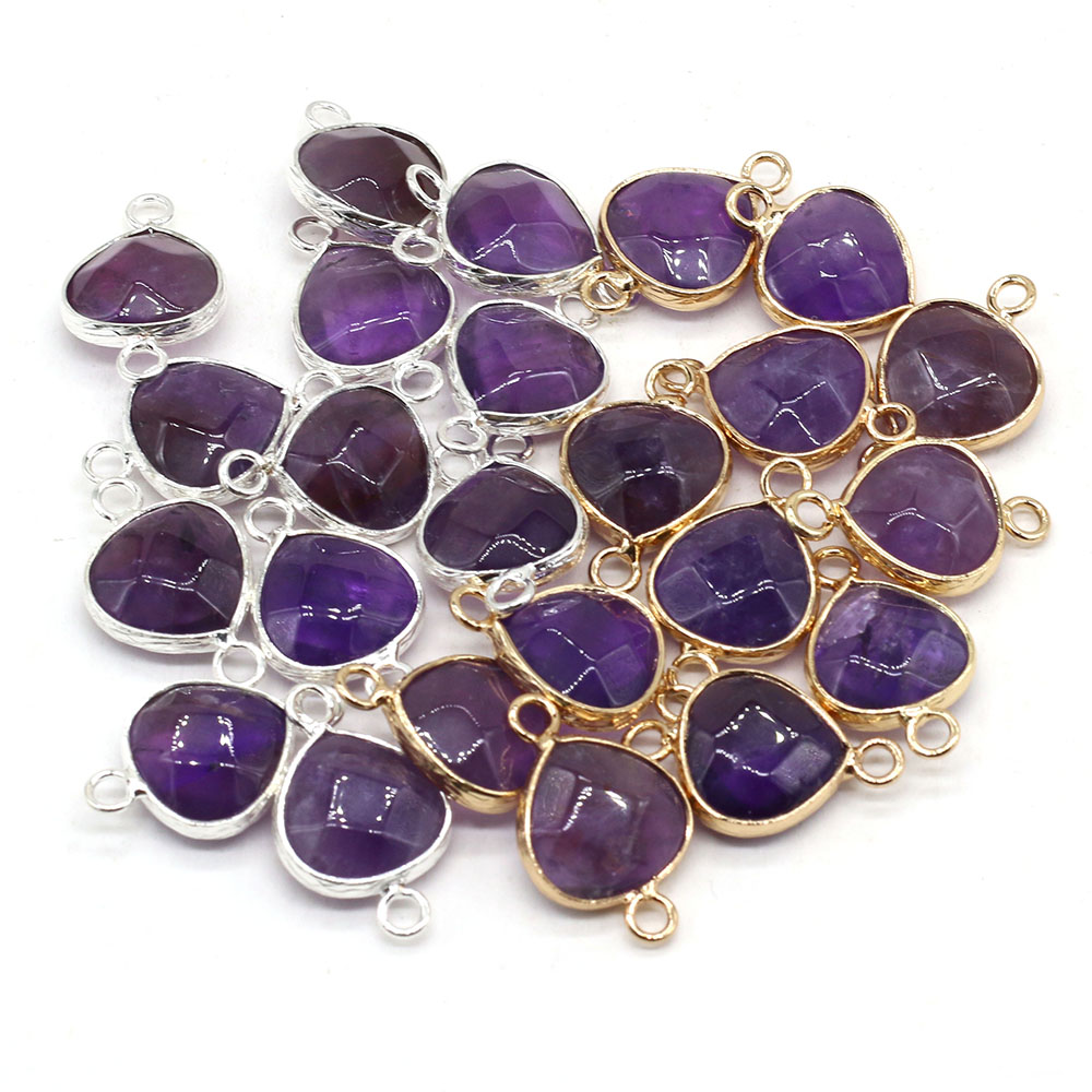 2 pçs conectores de pedra natu - Jewelry Making Stones avaliação e preço