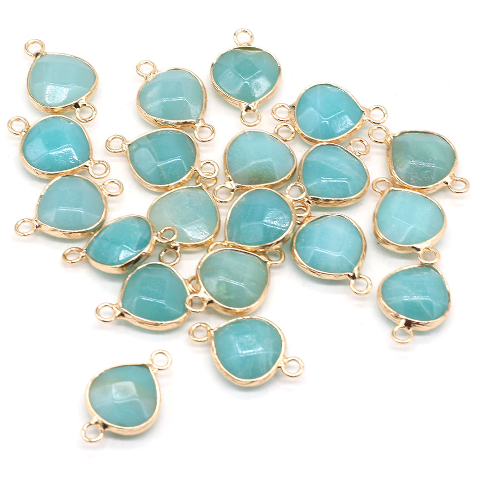 2 pçs conectores de pedra natu - Jewelry Making Stones avaliação e preço