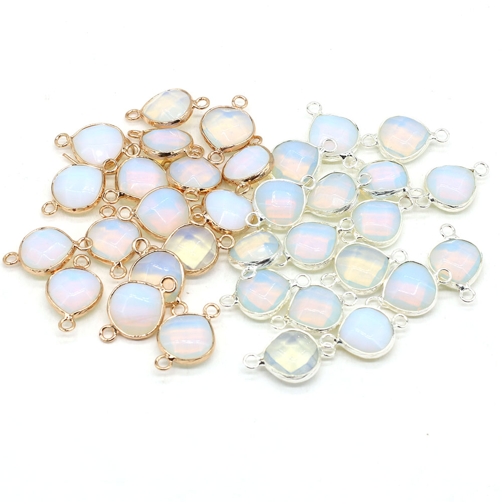 2 pçs conectores de pedra natu - Jewelry Making Stones avaliação e preço