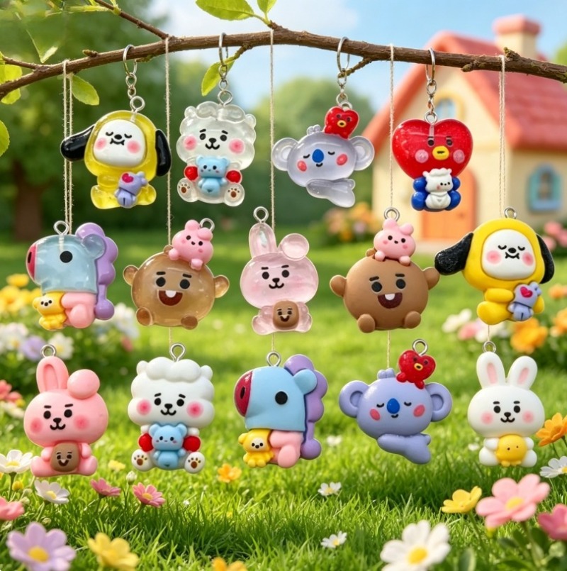 7 peças de pingentes de resina - Jewelry Making Hobby avaliação e preço