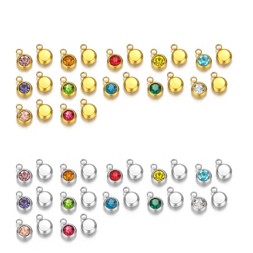 20 pçs zircão contas pingentes - Jewelry Making Stones avaliação e preço
