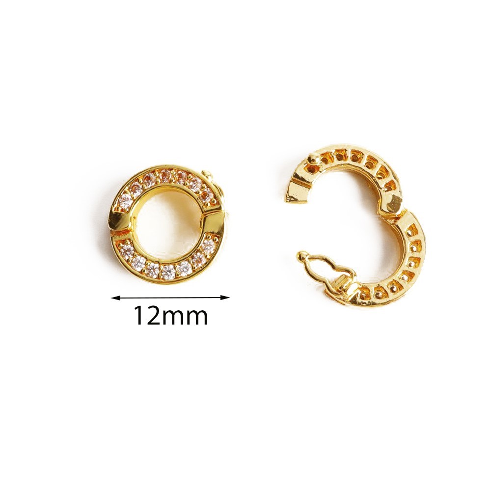 2 peças de argolas em O com ga - Jewelry Making A Ring avaliação e preço