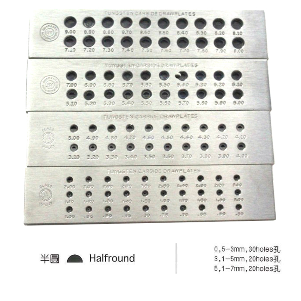 A metade redonda do carboneto  - Jewelry Making Drawing avaliação e preço