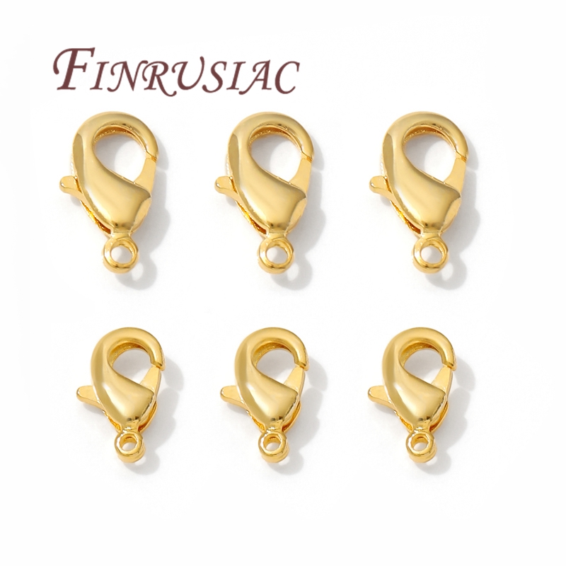 10mm 12mm 18k fechos lagosta b - Jewelry Making Name avaliação e preço