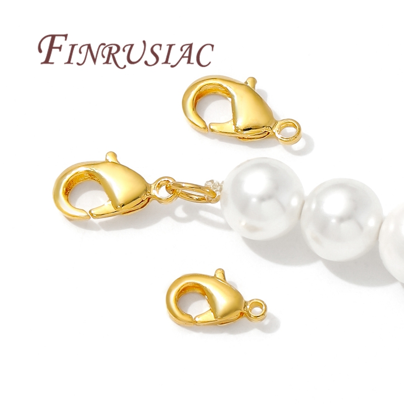 10mm 12mm 18k fechos lagosta b - Jewelry Making Name avaliação e preço