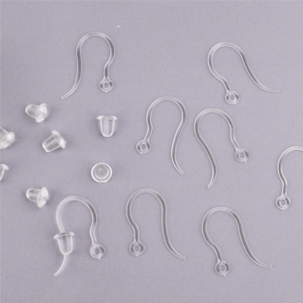 Ganchos de brinco de plástico  - Jewelry Making Thread avaliação e preço