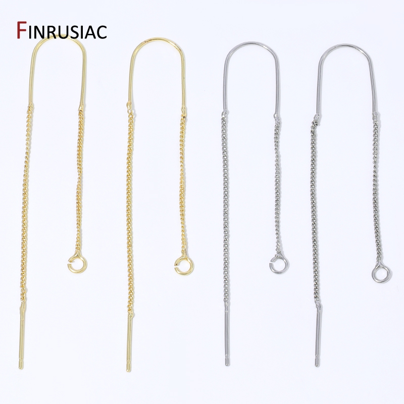 Brincos de Corrente Longa com  - Jewelry Making Thread avaliação e preço