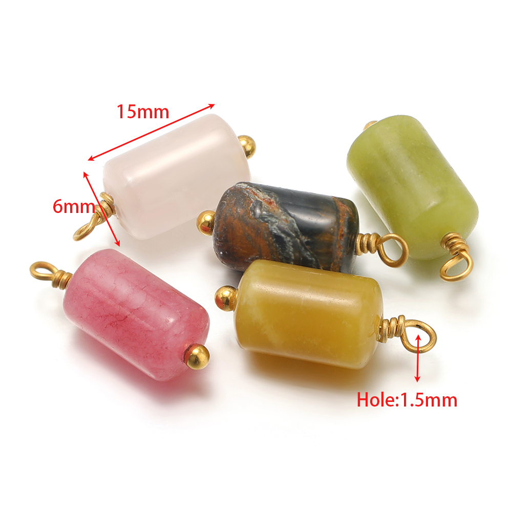 10 pçs de aço inoxidável pedra - Jewelry Making Stones avaliação e preço